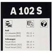 AUDI A3 Sedan (8VS, 8VM) 2013-tól első ablaktörlő lapát készlet, méretpontos, gyári csatlakozós, Bosch 3397014116 A102S AUDI A3 Sedan (8VS, 8VM) 2013-tól első ablaktörlő lapát készlet, méretpontos, gyári csatlakozós, Bosch 3397014116 A102S