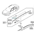 Mazda tetősin burkolat takaró patent GJ6A505A1, GJ6A-50-5A1 utángyártott FEDM-M6 (1 db!)