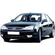 Ford Mondeo (Mk III) Sedan 4 ajtós és Ferdehátú 5 ajtós méretpontos gumi csomagtértálca fekete színben, 2000-2007, 230409