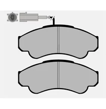 Citroen Jumper  Fiat Ducato  Peugeot Boxer 1994-2006  első fékbetét készlet Juratek  JCP1479