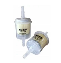 Benzinszűrő, üzemanyagszűrő univerzális 6 mm-es és 8 mm-es csőátmérőhöz, ALCO FF-009 (1 db)