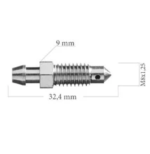 Fék légtelenítő csavar M8X1,25 menettel univerzális QB0015 (1 db)