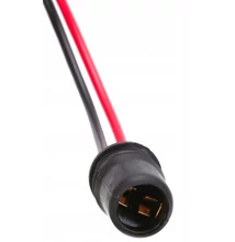 Izzófoglalat T10 W5W, W3W, WY5W és T15 W16W izzókhoz, gumis aljzat univerzális, vezetékkel (1 pár) A-03048