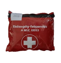 "A" típusú MKP elsősegély felszerelés, eü csomag motorkerékpárokhoz MSZ 13553