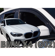 BMW X4 (G02) 2018-tól első+hátsó légterelő, szélterelő 4 db-os készlet, 11179