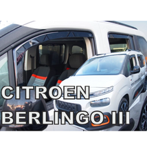 Opel Combo E / Citroen Berlingo III / Peugeot Rifter 5 ajtós 2018-tól / Toyota ProAce City 2019-től első+hátsó légterelő, 4 db-os készlet 25404