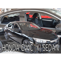 Honda Civic 4 ajtós/Sedan első+hátsó légterelő 2017-től, 4 db-os készlet 17182