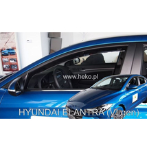 Hyundai Elantra 4 ajtós első légterelő 2016-tól, 2 db-os készlet 17286