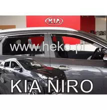 Kia Niro 5 ajtós első+hátsó légterelő/szélterelő 2016-tól, 4 db-os készlet 20173