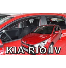 Kia Rio 5 ajtós első+hátsó légterelő/szélterelő 2017-től, 4 db-os készlet 20175