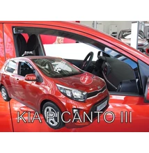 Kia Picanto 5 ajtós első légterelő/szélterelő 2017-től, 2 db-os készlet 20176