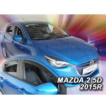 Mazda 2 első+hátsó légterelő, szélterelő készlet 5 ajtós típusokhoz, 2014-től, 4 db-os készlet 23166