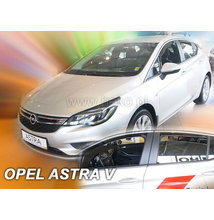 Opel Astra K Hatchback 5 ajtós ferdehátú 2015-től első+hátsó légterelő, szélterelő készlet, 4 db-os garnitúra HEKO 25392