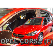 Opel Corsa F / Peugeot 208 5 ajtós első+hátsó légterelő 2019-től, 4 db-os készlet 25406
