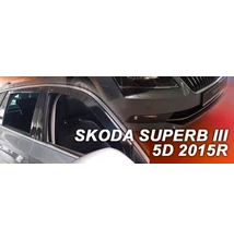 SKODA SUPERB III Combi, kombi 2015-től első+hátsó légterelő, szélterelő készlet, 4 db-os 28347