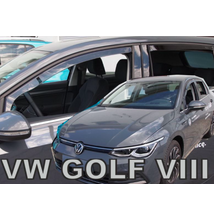 VW Golf VIII 5 ajtós első+hátsó légterelő, szélterelő 2020-tól, 4 db-os készlet 31020