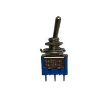 Háromállású mikrokapcsoló 250 V / 3 A, furatátmérő 6 mm, 164002 (1 db) [28] 