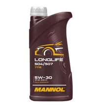 MANNOL Longlife 504/507 5W-30 (VW, Audi, Seat, Skoda) szintetikus motorolaj, 1 literes 7715