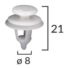 Citroen, Peugeot ajtókárpit és díszléc rögzítő patent több típushoz OE 699050 / 11261 (1 db)