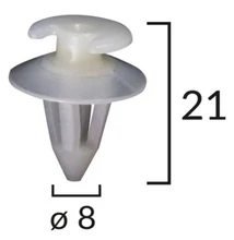 Audi, BMW, Seat, VW rögzítő patent OE 51541885961, 823 867 299, 11453 (1 db)