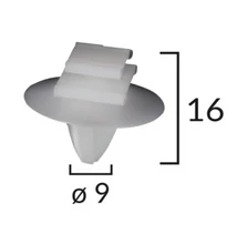 Citroen, Fiat, Lancia, Peugeot több típushoz díszléc-rögzítő patent 12409 (1 db)