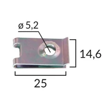 Audi, Seat, Skoda, VW lemezanya több típushoz 16307 (1 db)