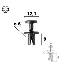 Citroen, Peugeot, Renault feszítő patent több típushoz A60953 (1 db) [33]