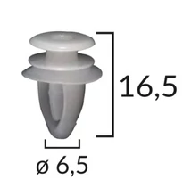 Opel visszapillantó-tükör belső borítás rögzítő patent több típushoz OE: 149910, C50550 (1 db)
