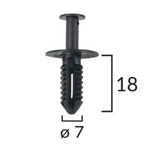 Mercedes rögzítő patent W203, 210, 211 típusokhoz, lökhárító, kerékív C60425 (1 db) [31]