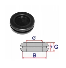 Kábelátvezető, vezeték átvezető gumigyűrű, gumidugó univerzális 16 mm-es belső átmérővel C60496 (1 db)
