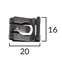 Opel, Renault, Saab kipufogó rögzítő lemezanya OE 856563, 7703080096, 92152112, C60612 (1 db) [9]