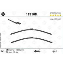 VOLVO XC60 II 2017.03-tól első ablaktörlő lapát készlet fűtött ablaktörlővel szerelt, SWF 119108 / VALEO 572308