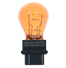ERA sárga izzó PY27/7W, foglalat W2,5x16q [=OSRAM 3757AK] (1 db) E059SD-10C
