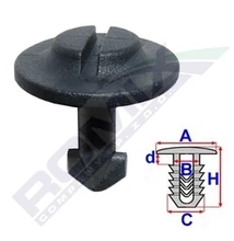 Audi 100, 80, A3, A4, A6, TT, Seat Exeo, Skoda Superb, VW Passat rögzítő patent 80101