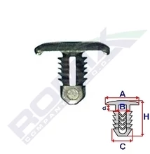 Seat Alhambra, Toledo, VW Corrado, Golf, Jetta, LT, Lupo, Polo, Sharan, T4 rögzítő patent A14720