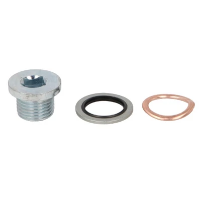 Olajleeresztő csavar M16x1,5 menettel, négyszögkulcs nyílással, kétféle tömítéssel Elring 434.941 (1 db) [29]