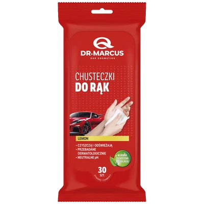Dr. Marcus Hand Wipes kéztisztító kendő, 30 db-os csomag DRM236
