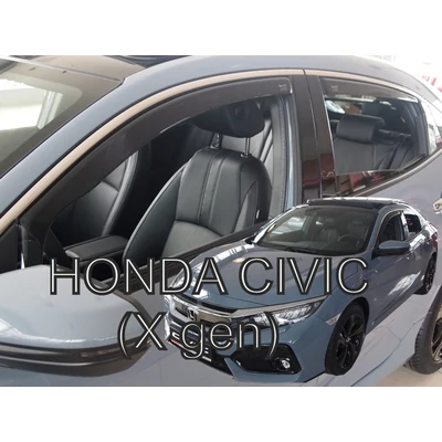 Honda Civic 5 ajtós első+hátsó légterelő 2017-től, 4 db-os készlet 17181