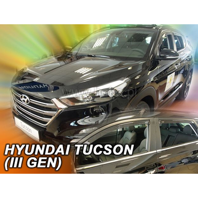 Hyundai Tucson 5 ajtós első+hátsó légterelő 2015-től, 4 db-os készlet 17285