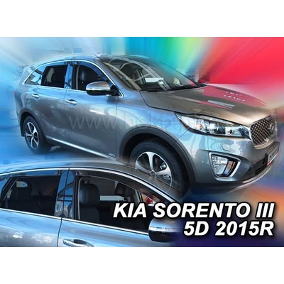 Kia Sorento első+hátsó légterelő/szélterelő 2015-től, 4 db-os készlet 20167