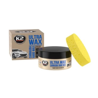 K2 Ultra Wax polírpaszta, polírozó wax szivaccsal 250 gr. K073  K2