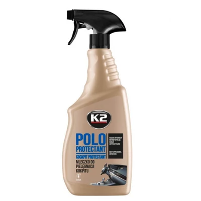 K2 POLO PROTECTANT "BLACK" Műanyag felület ápoló, védő folyadék, pumpás 750 ML K417BL