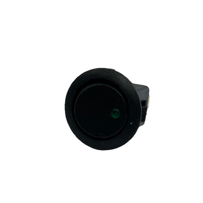 LED-es billenő kapcsoló 12 V / 16 A zöld fénnyel 164013 (1 db) [28]