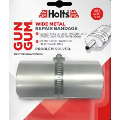 Holts Metal Repair Bandage kipufogó csőjavító egyenes szakaszhoz 12 cm hosszú HREP0059A