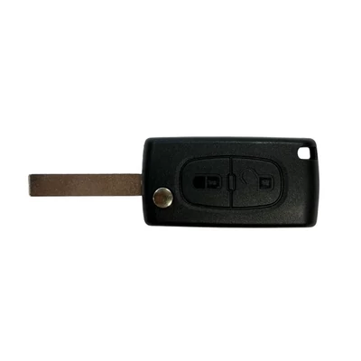 Citroen kulcsház, bicskakulcs ház, két nyomógombos több típushoz 004CT005