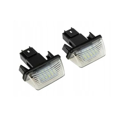 Citroen Peugeot rendszám világító lámpa több típus OE 6340A3 LED izzós párban csomagolva ELP-CT-000
