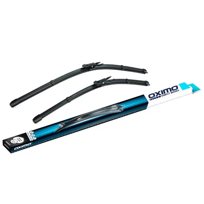 Saab 9-3 (Y3SF) Sedan, Cabrio, Kombi 2007.09-2012.06 első ablaktörlő lapát készlet, méretpontos, gyári csatlakozós, Oximo WB400425
