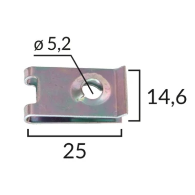 Audi, Seat, Skoda, VW lemezanya több típushoz 16307 (1 db)