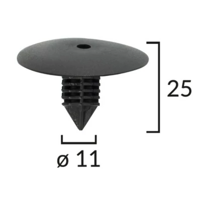 Dacia, Renault több típushoz doblemez betét rögzítő patent 50129Z (1 db)