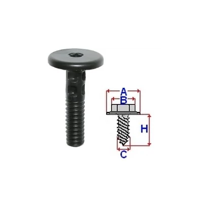 BMW küszöb-díszléc rögzítő patent, műanyag csavar több típushoz C60411 (1 db) [25]
